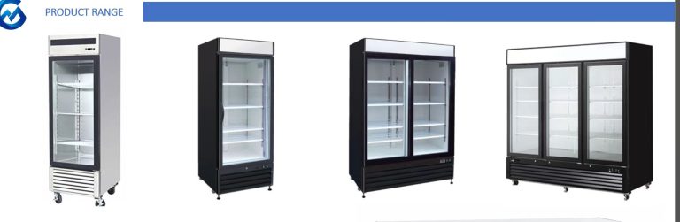 refrigerator,Glass door freezer