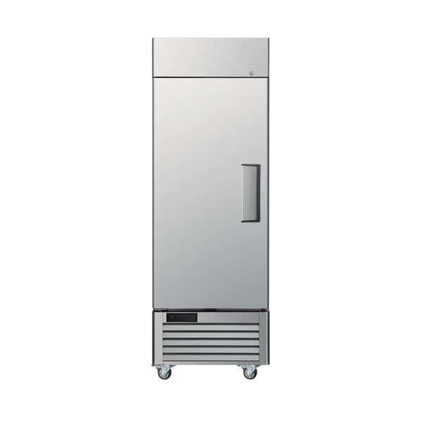 Single door left open commercial freezer